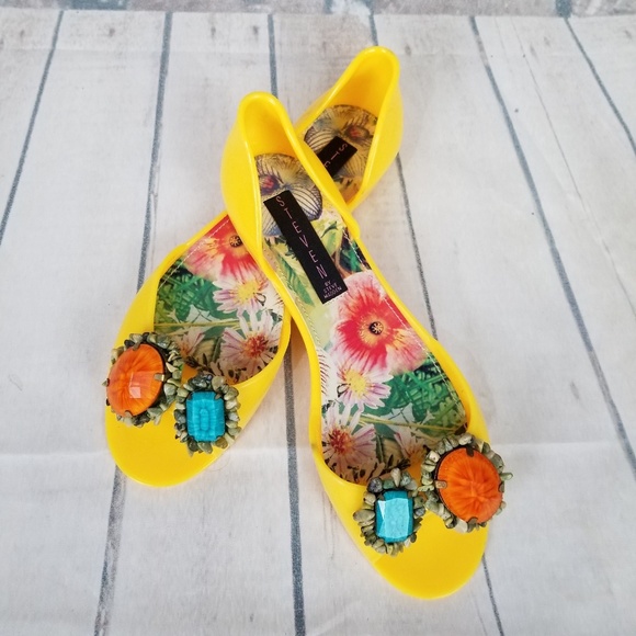 Steven by Steve Madden Jelly Peeptoe Sandals - Picture 2 of 8